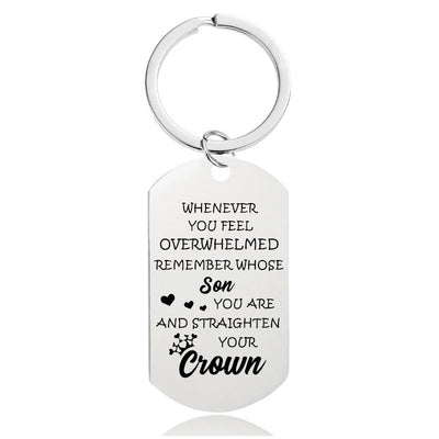 Whenever You Feel Overwhelmed - Inspirational Keychain - A916