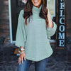 Fall Cowl Neck Striped Top