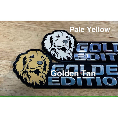 Dog Car Badge Laser Cutting Car Emblem