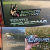 Dog Car Badge Laser Cutting Car Emblem