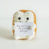 Handmade Emotional Support Gift - Toast - White