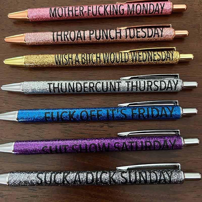 Mugsby - Compliments Pen Set Edition, Pens, Pen Set, Funny Pens –  columbusketotreats