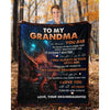 To My Grandma  - From Granddaughter - Dragon A313 - Premium Blanket