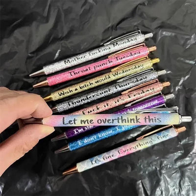 The betrayal, rainbow gel pen