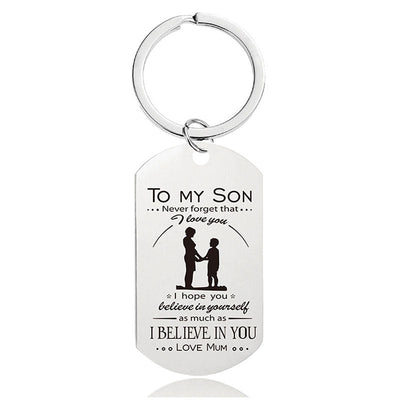I Hope You Believe In Yourself As Much As I Believe In You - Inspirational Keychain - A903