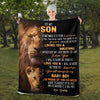 To My Son - From Dad - A322 - Premium Blanket