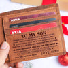 Dad To Son - You Will Never Lose - Top-grain Leather Wallet