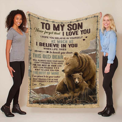 To My Son - From Mom - A932 - Premium Blanket