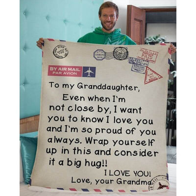 To My Granddaughter - From Grandma - A325 - Premium Blanket