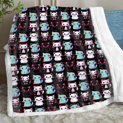 Halloween Cats - B185 - Premium Blanket