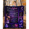 To My Mom - From Son - Butterfly A315 - Premium Blanket