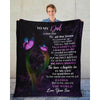 To My Dad - From Son - Butterfly A319 - Premium Blanket