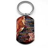Dad To Daughter - Never Forget That I Love You - Lion Multi Colors Personalized Keychain A883