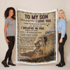 To My Son - From Dad - A933 - Premium Blanket