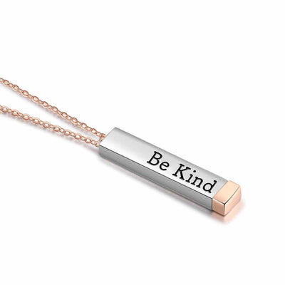 Be Kind...Of A Bi♥ch - Hidden Message Necklace