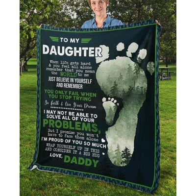 To My Daughter - From Dad - A324 - Premium Blanket