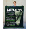 To My Son - From Dad - A324 - Premium Blanket