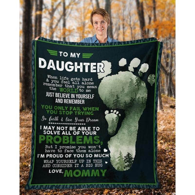To My Daughter - From Mom - A324 - Premium Blanket