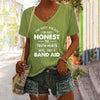 I'm Not Mean I'm Just Honest The Truth Hurts V-Neck Tee