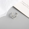 Sterling Silver Heart Wire Ring