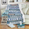 To My Daughter - From Mom - My Love For You Is Forever G006 - Premium Quilt