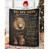 To My Son - From Dad - A384 - Premium Blanket