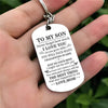 Mom To Son - Just Do Your Best - Inspirational Keychain