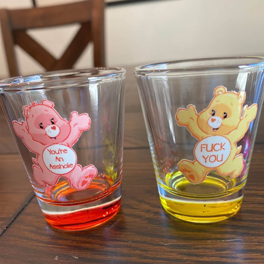 Swear Bears Glitter Tumblers - Personalized Tumbler