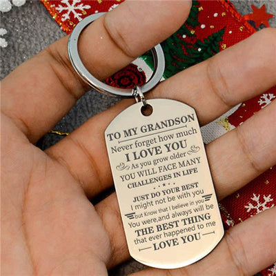 Just Do Your Best - Inspirational Keychain