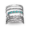 ❤️Silver Southwestern Style Turquoise Ring