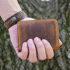 To My Wife From Husband - Leather Bifold Wallet