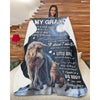 To My Grandpa - From Granddaughter  - A371 - Premium Blanket