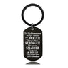 Grandma To Grandson - Always Remember You Are Braver Than You Believe - Inspirational Keychain - A918