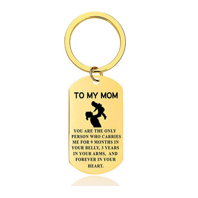 To My Mom - You Are The Only Person - Inspirational Keychain - A917