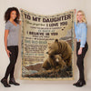 To My Daughter - From Mom - A932 - Premium Blanket